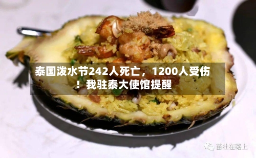 泰国泼水节242人死亡，1200人受伤！我驻泰大使馆提醒-第3张图片