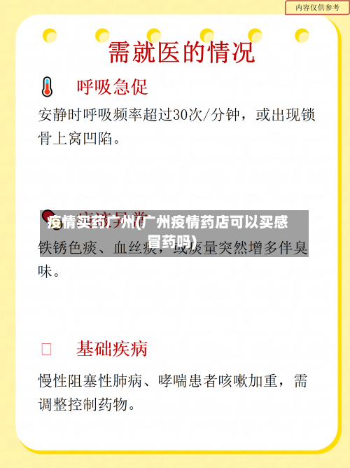 疫情买药广州(广州疫情药店可以买感冒药吗)