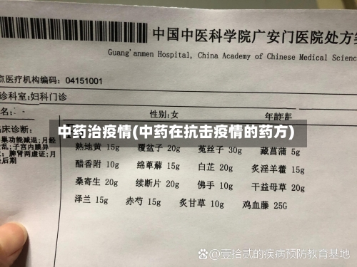 中药治疫情(中药在抗击疫情的药方)-第1张图片