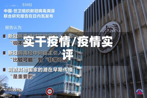 实干疫情/疫情实评-第1张图片