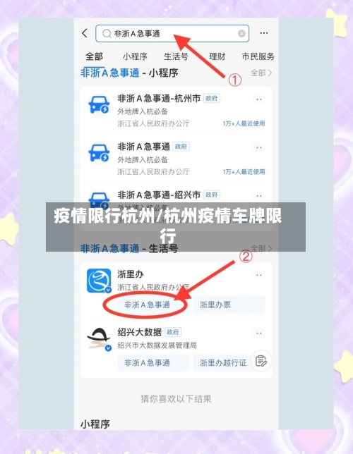 疫情限行杭州/杭州疫情车牌限行-第1张图片